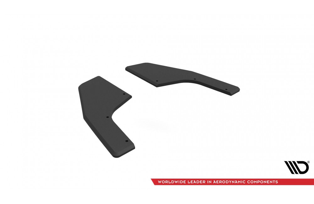 Street Pro Rear Side Splitters V.1 Volkswagen Golf R Mk8 / Mk8 Facelift - Black Street Pro Rear Side Splitters V.1 Volkswagen Golf R Mk8 / Mk8 Facelift - Black