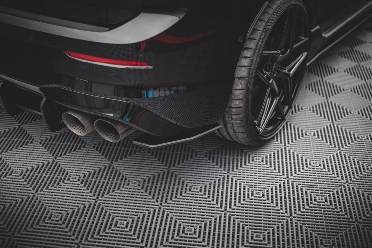 Street Pro Rear Side Splitters V.1 Volkswagen Golf R Mk8 / Mk8 Facelift