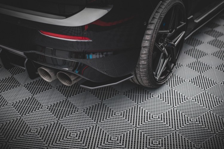 Street Pro Rear Side Splitters V.1 Volkswagen Golf R Mk8 / Mk8 Facelift