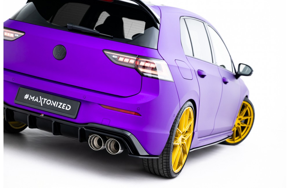Street Pro Rear Side Splitters V.2 Volkswagen Golf R Mk8 / Mk8 Facelift - Black Street Pro Rear Side Splitters V.2 Volkswagen Golf R Mk8 / Mk8 Facelift - Black