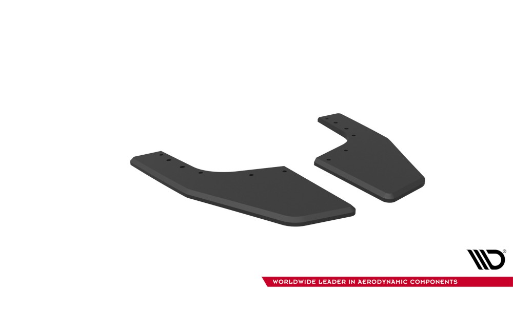 Street Pro Rear Side Splitters V.2 Volkswagen Golf R Mk8 / Mk8 Facelift - Black Street Pro Rear Side Splitters V.2 Volkswagen Golf R Mk8 / Mk8 Facelift - Black
