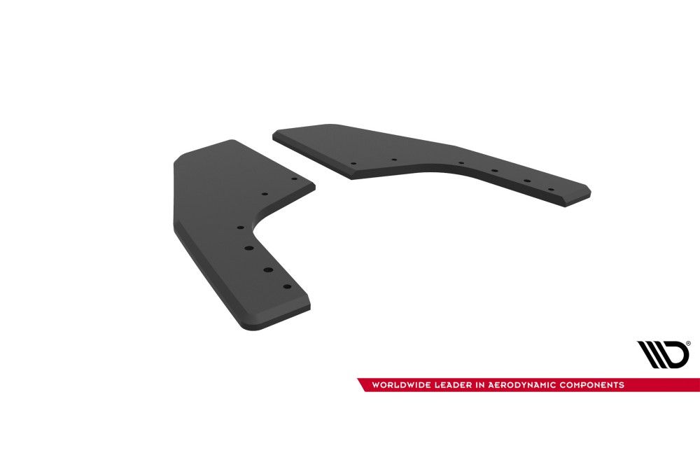 Street Pro Rear Side Splitters V.2 Volkswagen Golf R Mk8 / Mk8 Facelift - Black Street Pro Rear Side Splitters V.2 Volkswagen Golf R Mk8 / Mk8 Facelift - Black