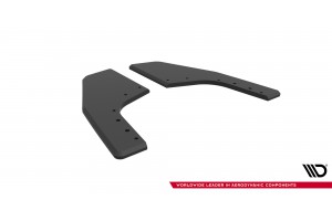 Street Pro Rear Side Splitters V.2 Volkswagen Golf R Mk8 / Mk8 Facelift - Black Street Pro Rear Side Splitters V.2 Volkswagen Golf R Mk8 / Mk8 Facelift - Black
