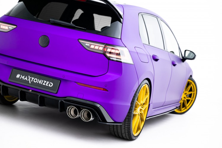 Street Pro Πίσω Πλευρικοί Splitters V.2 Volkswagen Golf R Hatchback Mk8 / Mk8 Facelift