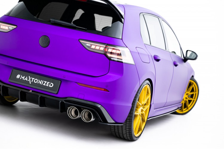 Street Pro Πίσω Πλευρικοί Splitters V.2 Volkswagen Golf R Hatchback Mk8 / Mk8 Facelift