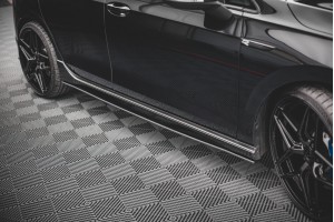 Street Pro Side Skirts Diffusers Volkswagen Golf R Mk8 Facelift - Black Street Pro Side Skirts Diffusers Volkswagen Golf R Mk8 Facelift - Black