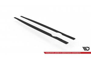 Street Pro Side Skirts Diffusers Volkswagen Golf R Mk8 Facelift - Black Street Pro Side Skirts Diffusers Volkswagen Golf R Mk8 Facelift - Black