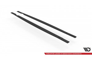 Street Pro Side Skirts Diffusers Volkswagen Golf R Mk8 Facelift - Black Street Pro Side Skirts Diffusers Volkswagen Golf R Mk8 Facelift - Black