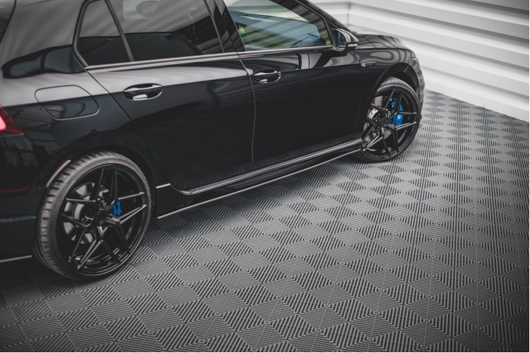 Street Pro Πλαϊνά μαρσπιέ Diffusers Volkswagen Golf R Mk8 Facelift - Μαύρο