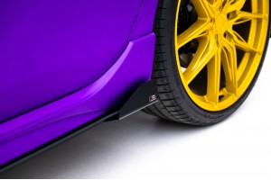 Street Pro Side Skirts Diffusers + Flaps Volkswagen Golf R Mk8 / Mk8 Facelift - Black + Gloss Flaps Street Pro Side Skirts Diffusers + Flaps Volkswagen Golf R Mk8 / Mk8 Facelift - Black + Gloss Flaps