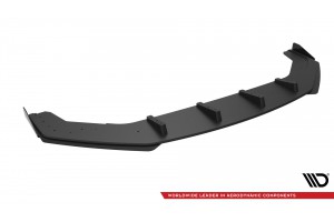Street Pro Front Splitter + Flaps Volkswagen Jetta GLI Mk7 - Black + Gloss Flaps