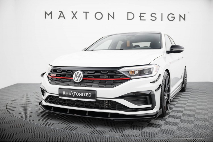 Street Pro Πρόσθιο Splitter + Flaps Volkswagen Jetta GLI Mk7