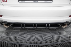 Street Pro Rear Diffuser Volkswagen Jetta GLI Mk7 - Black