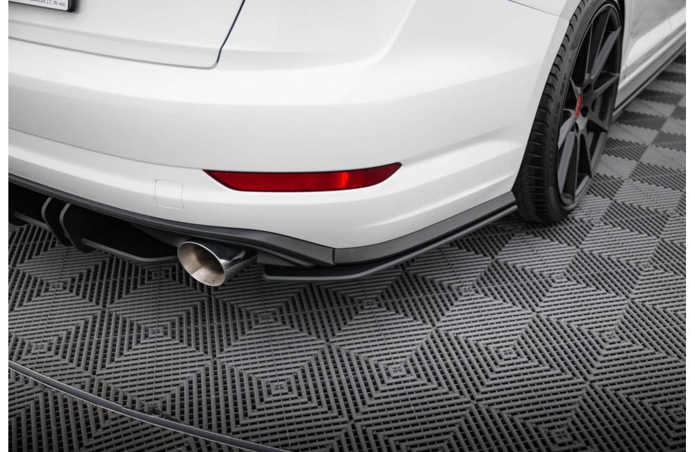 Street Pro Rear Side Splitters  Volkswagen Jetta GLI Mk7 - Black