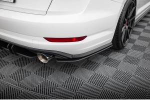 Street Pro Rear Side Splitters  Volkswagen Jetta GLI Mk7 - Black