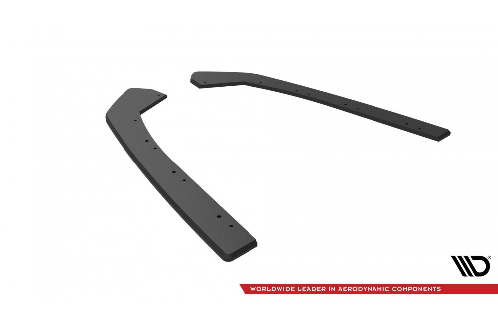 Street Pro Rear Side Splitters  Volkswagen Jetta GLI Mk7 - Black
