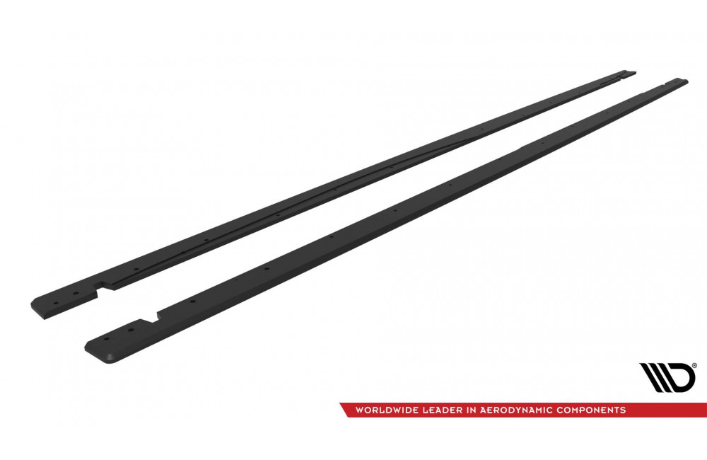 Street Pro Side Skirts Diffusers Volkswagen Jetta GLI Mk7 - Black-Red Street Pro Side Skirts Diffusers Volkswagen Jetta GLI Mk7 - Black-Red