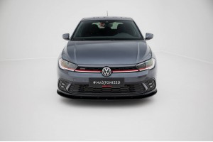 Street Pro Front Splitter Volkswagen Polo GTI Mk6 Facelift - Black