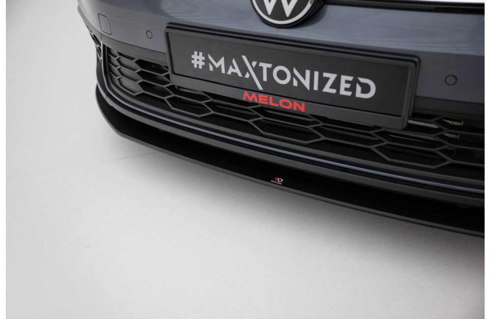Street Pro Front Splitter Volkswagen Polo GTI Mk6 Facelift - Black