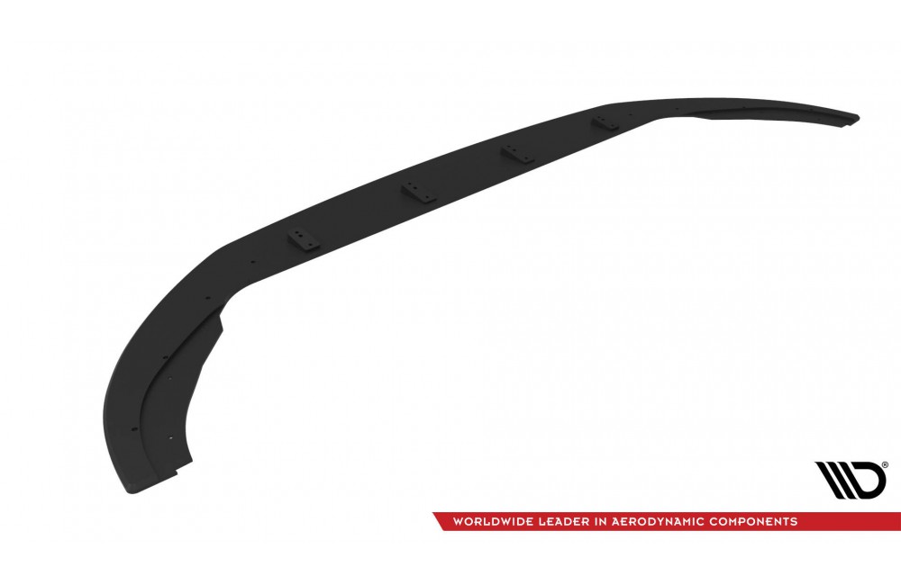 Street Pro Front Splitter Volkswagen Polo GTI Mk6 Facelift - Black