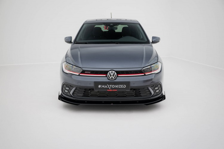 Street Pro Πρόσθιο splitter + Flaps Volkswagen Polo GTI Mk6 Facelift