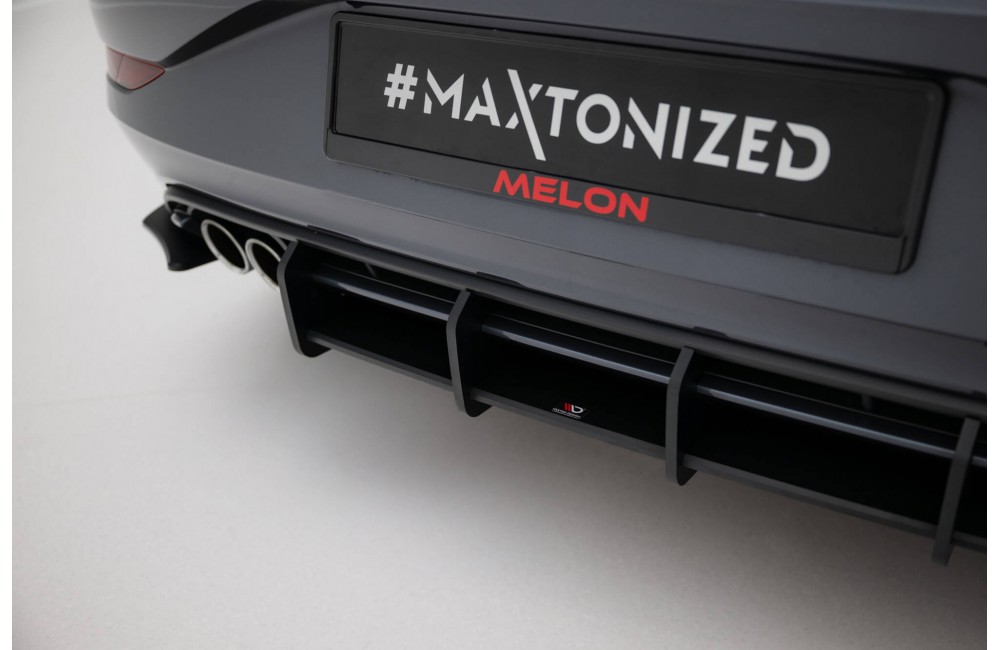 Street Pro Rear Diffuser Volkswagen Polo GTI Mk6 Facelift - Black