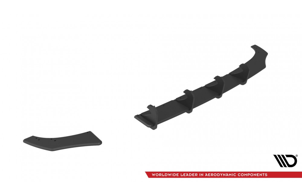 Street Pro Rear Diffuser Volkswagen Polo GTI Mk6 Facelift - Black