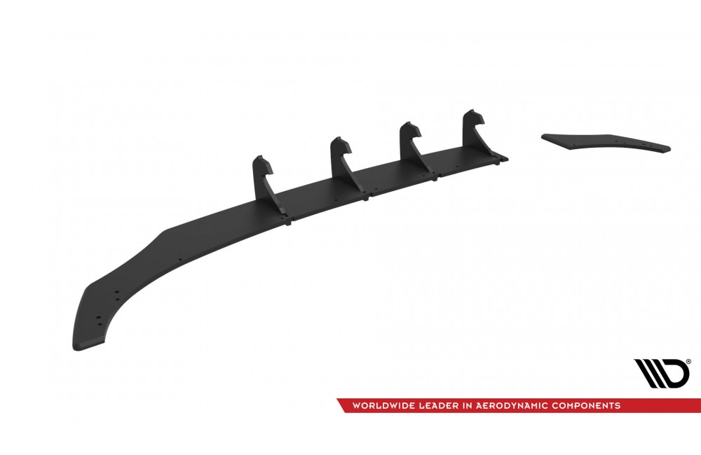 Street Pro Rear Diffuser Volkswagen Polo GTI Mk6 Facelift - Black