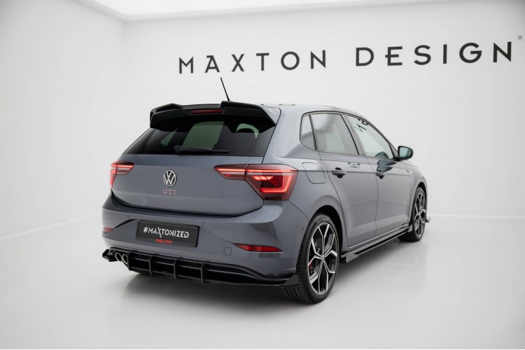 Street Pro Οπίσθιος diffuser + Flaps Volkswagen Polo GTI Mk6 Facelift
