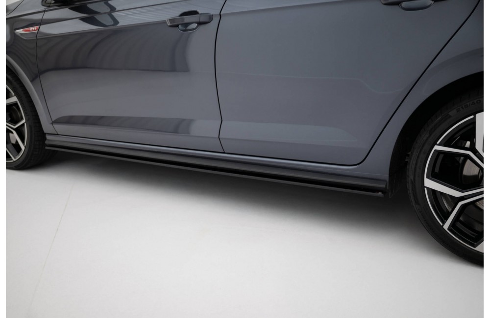 Street Pro Side Skirts Diffusers Volkswagen Polo GTI Mk6 Facelift - Black Street Pro Side Skirts Diffusers Volkswagen Polo GTI Mk6 Facelift - Black