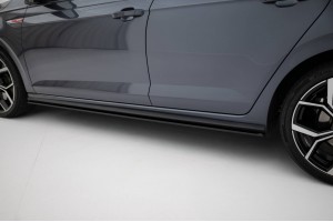 Street Pro Side Skirts Diffusers Volkswagen Polo GTI Mk6 Facelift - Black Street Pro Side Skirts Diffusers Volkswagen Polo GTI Mk6 Facelift - Black