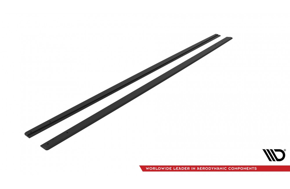 Street Pro Side Skirts Diffusers Volkswagen Polo GTI Mk6 Facelift - Black Street Pro Side Skirts Diffusers Volkswagen Polo GTI Mk6 Facelift - Black
