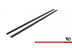 Street Pro Side Skirts Diffusers Volkswagen Polo GTI Mk6 Facelift - Black Street Pro Side Skirts Diffusers Volkswagen Polo GTI Mk6 Facelift - Black