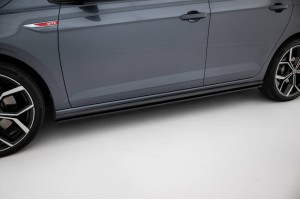 Street Pro Side Skirts Diffusers Volkswagen Polo GTI Mk6 Facelift - Black Street Pro Side Skirts Diffusers Volkswagen Polo GTI Mk6 Facelift - Black