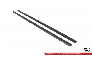 Street Pro Side Skirts Diffusers Volkswagen Polo GTI Mk6 Facelift - Black Street Pro Side Skirts Diffusers Volkswagen Polo GTI Mk6 Facelift - Black