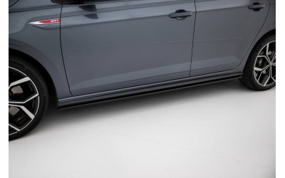 Street Pro Side Skirts Diffusers Volkswagen Polo GTI Mk6 Facelift - Black