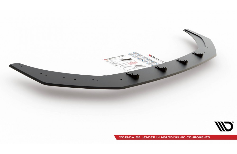 Street Pro Front Splitter Volkswagen Polo GTI Mk6 - Black