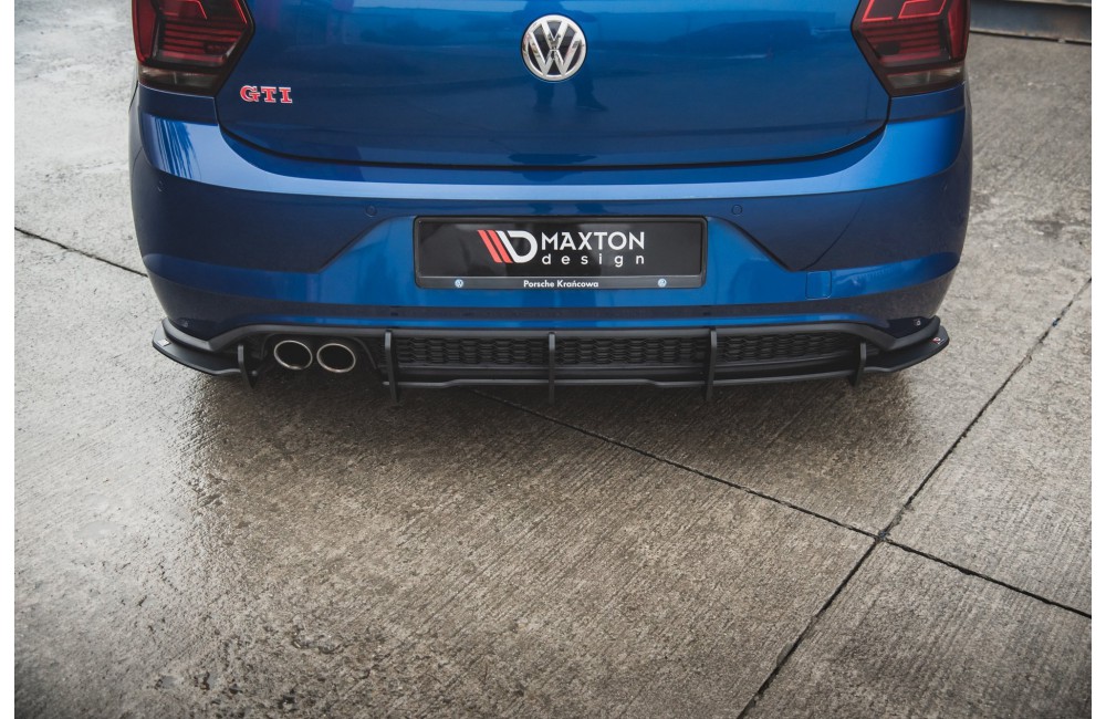 Street Pro Rear Valance Volkswagen Polo GTI Mk6 - Black