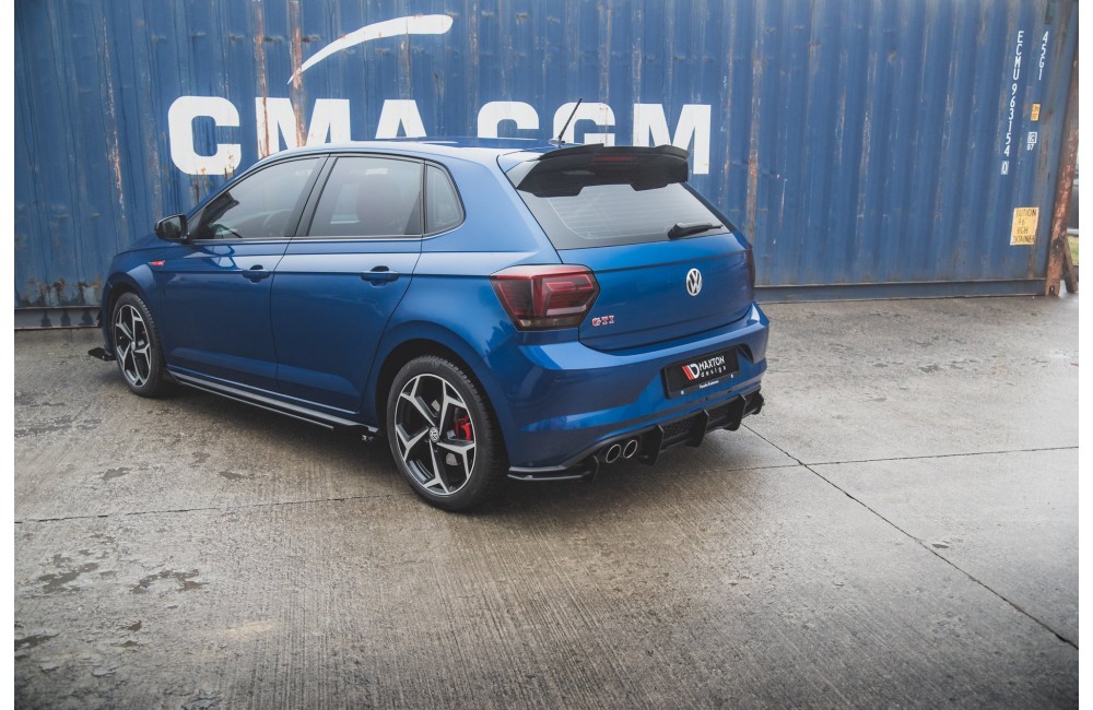 Street Pro Rear Valance Volkswagen Polo GTI Mk6 - Black