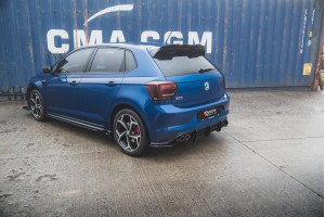 Street Pro Rear Valance Volkswagen Polo GTI Mk6 - Black