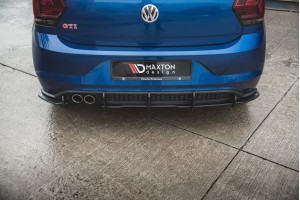 Street Pro Rear Valance Volkswagen Polo GTI Mk6 - Black