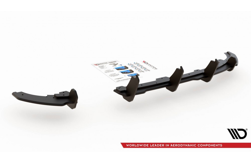 Street Pro Rear Valance Volkswagen Polo GTI Mk6 - Black