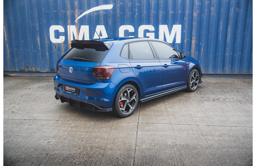 Street Pro Side Skirts Diffusers Volkswagen Polo GTI Mk6 - Black