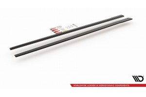 Street Pro Side Skirts Diffusers Volkswagen Polo GTI Mk6 - Black
