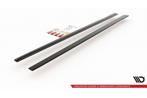 Street Pro Side Skirts Diffusers Volkswagen Polo GTI Mk6 - Black