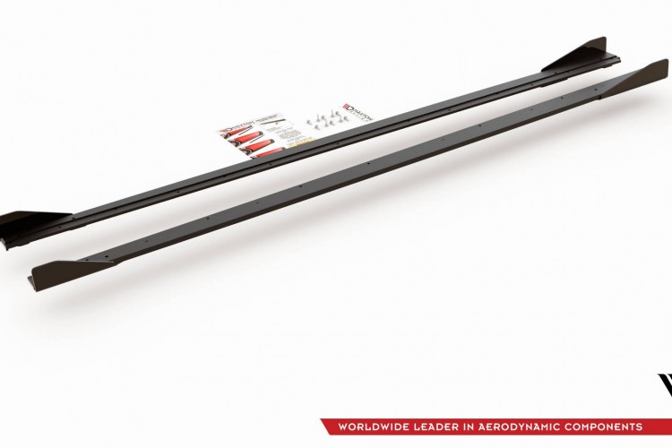 Street Pro Side Skirts Diffusers + Flaps Volkswagen Polo GTI Mk6