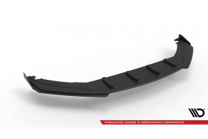 Street Pro Front Splitter + Flaps Volkswagen Scirocco R Mk3 - Black + Gloss Flaps