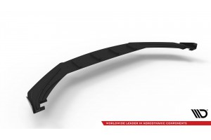 Street Pro Front Splitter + Flaps Volkswagen Scirocco R Mk3 - Black + Gloss Flaps
