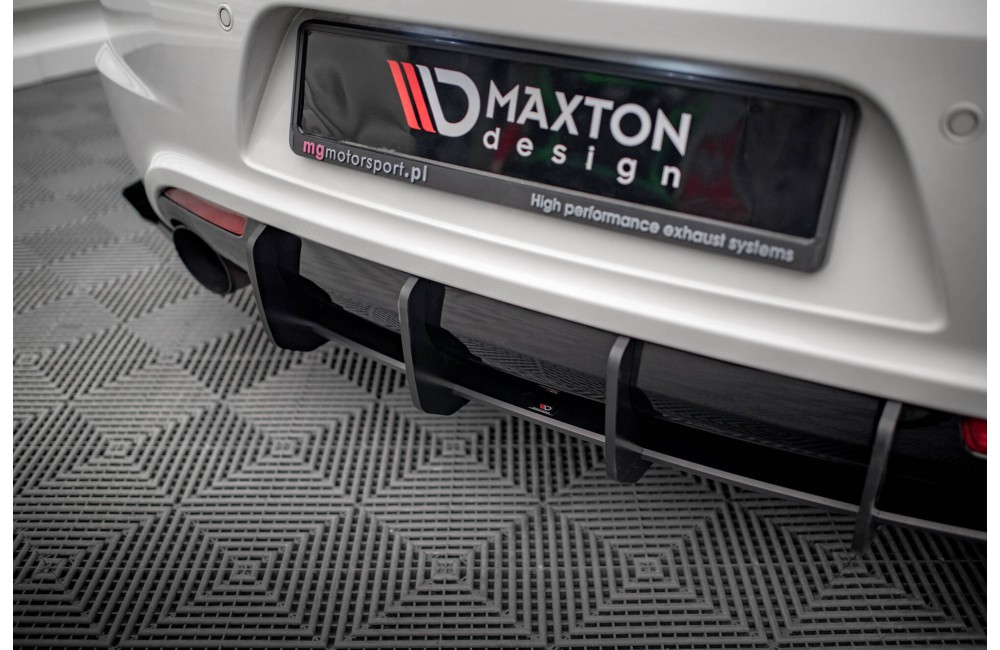 Street Pro Rear Diffuser Volkswagen Scirocco R Mk3 - Black