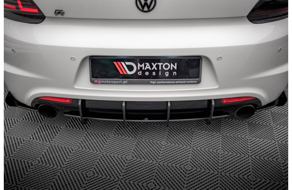 Street Pro Rear Diffuser Volkswagen Scirocco R Mk3 - Black
